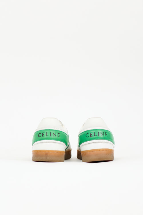 Celine Leather Low Wave Sneaker