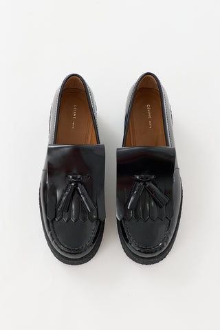 Celine Leather Tassel Loafer