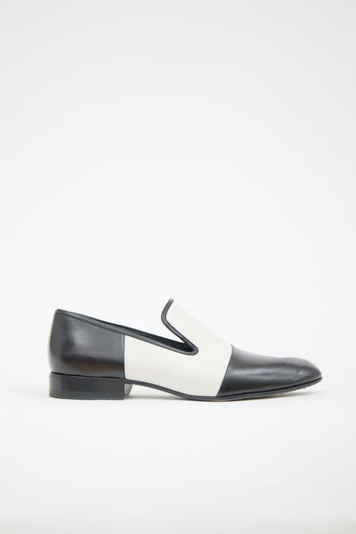Celine Leather Two Tone Loafer