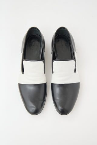 Celine Leather Two Tone Loafer