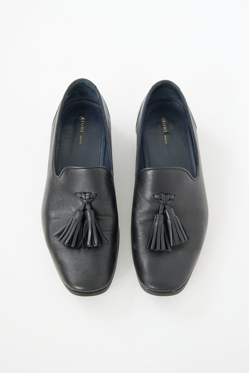 Celine Leather Tassel Loafer