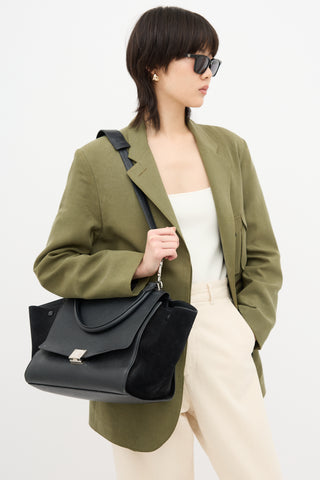 Celine Leather Trapeze Bag