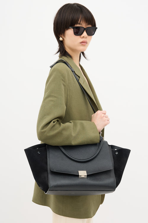 Celine Leather Trapeze Bag