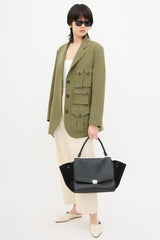 Celine Leather Trapeze Bag
