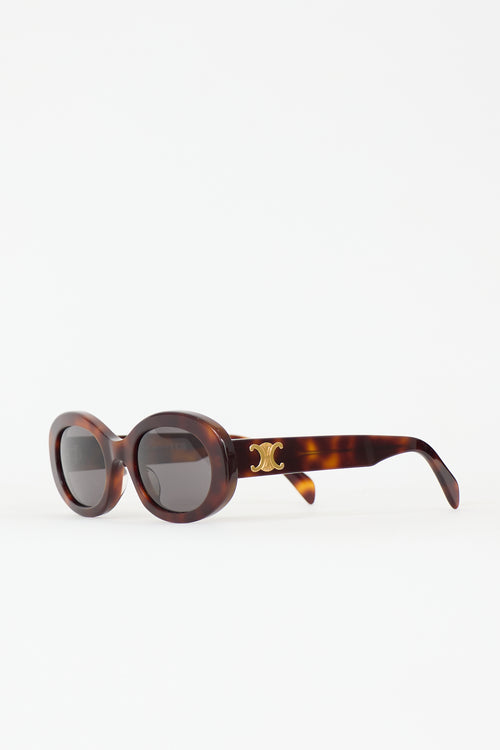 Celine CL40194U Oval Triomphe Sunglasses