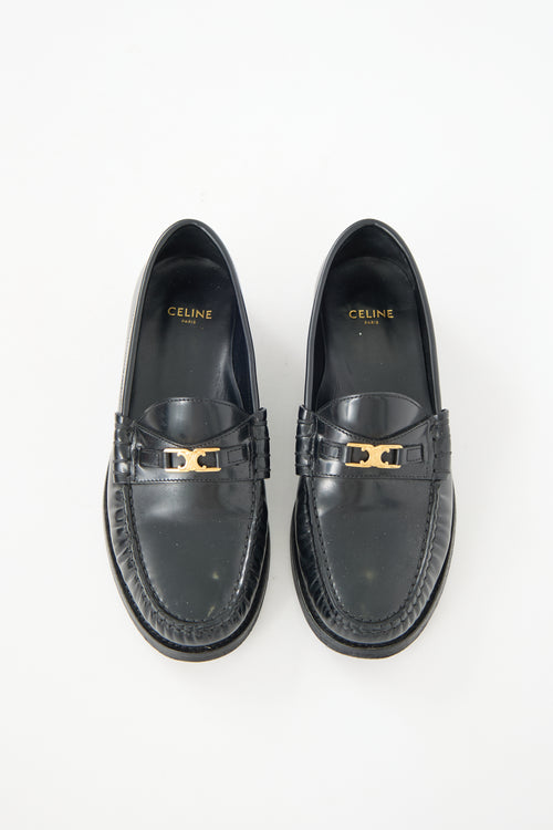 Celine Leather Luco Triomphe Loafer