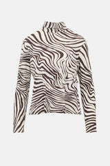 Celine Silk Patterned Top