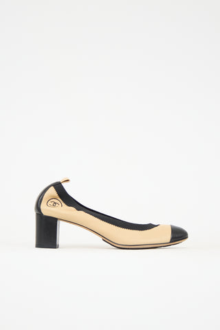 Chanel Leather Ballet Heel