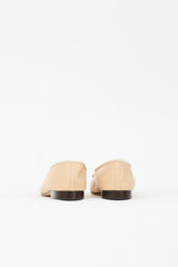 Chanel Leather CC Ballet Flat