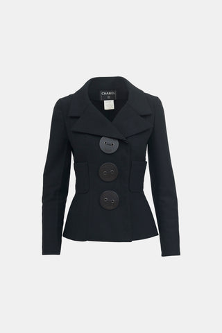 Chanel FW 2002 Wool Button Jacket