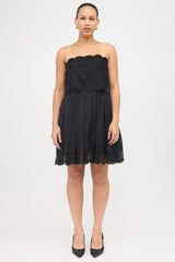 Chanel SS 2006 Silk Strapless Dress