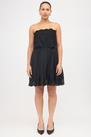 Chanel SS 2006 Silk Strapless Dress