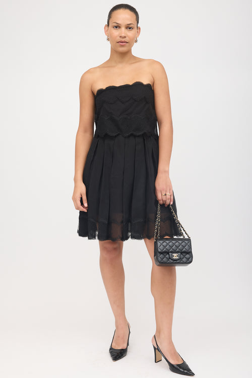 Chanel SS 2006 Silk Strapless Dress
