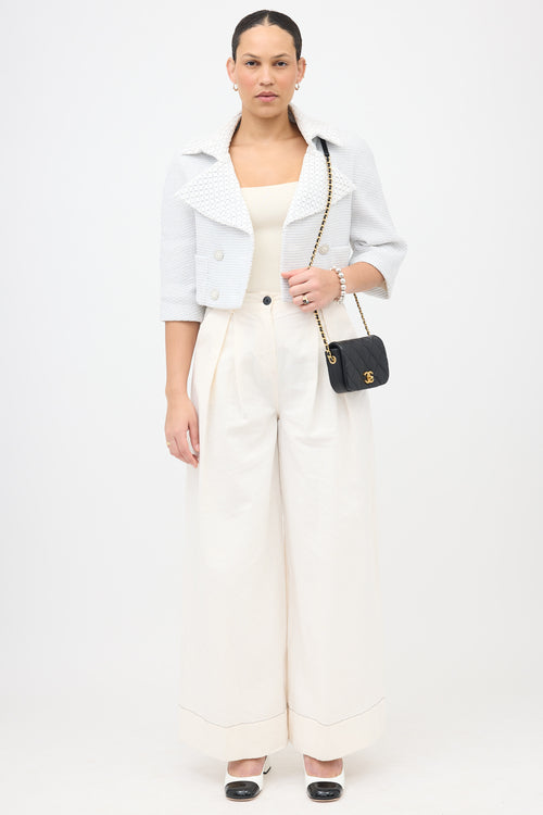 Chanel Leather Mini Nailed CC Flap Bag