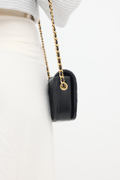 Chanel Leather Mini Nailed CC Flap Bag
