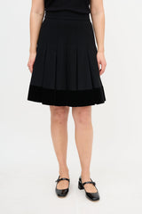 Chanel Pre-Fall 2014 Wool Pleated Skirt