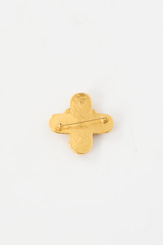 Chanel Fall 1994 Triple Coco Mark CC Brooch