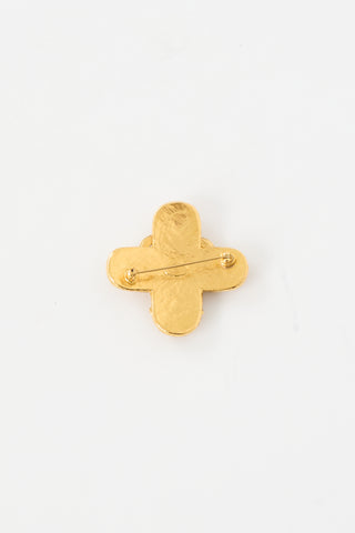 Chanel Fall 1994 Triple Coco Mark CC Brooch