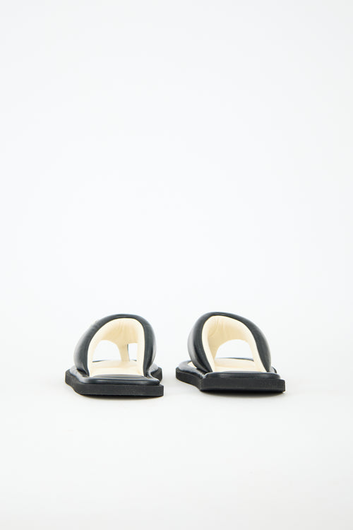 Chanel Leather CC Slide