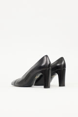 Chanel Vintage Leather CC Pump