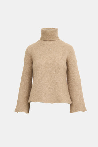 Chanel Fall 1998 Wool CC Turtleneck Sweater
