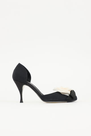 Chanel Camellia D'Orsay Heel
