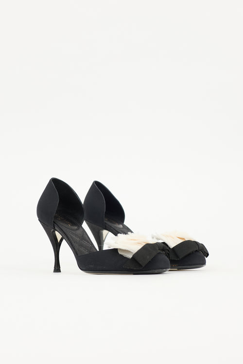 Chanel Camellia D'Orsay Heel