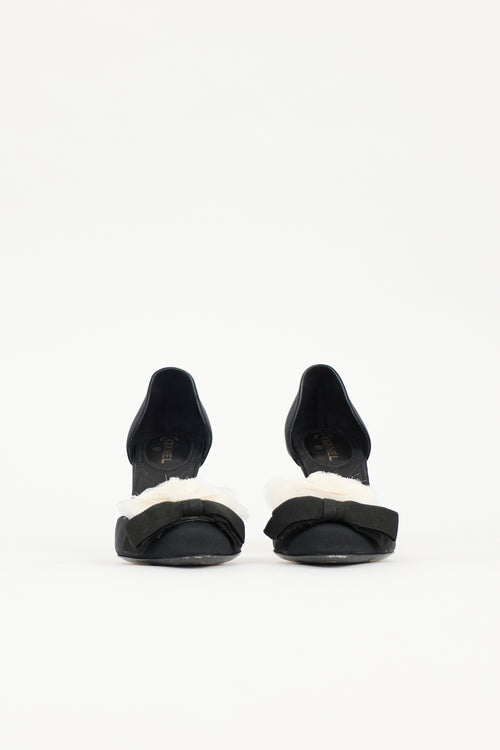 Chanel Camellia D'Orsay Heel