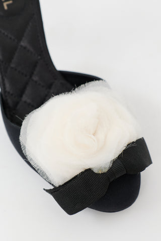 Chanel Camellia D'Orsay Heel