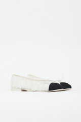 Chanel Lace CC Ballet Flat