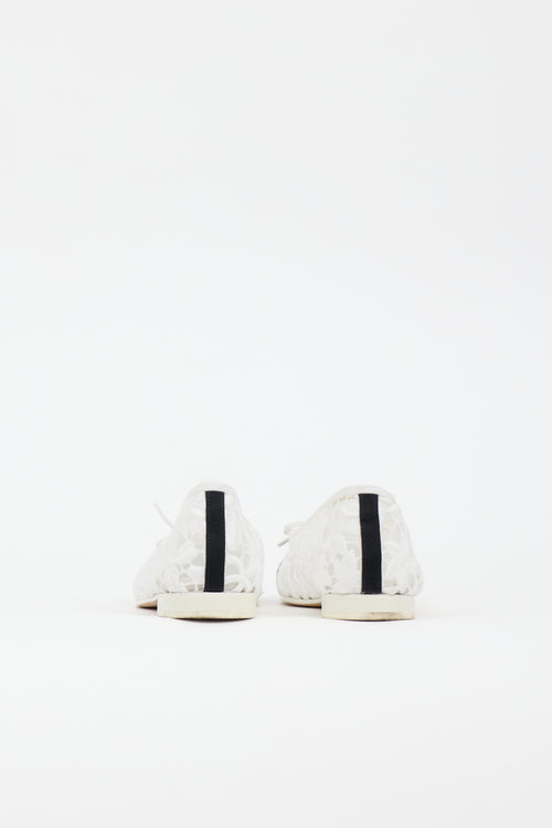 Chanel Lace CC Ballet Flat