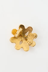 Chanel Fall 1994 Flower CC Clip On Earrings