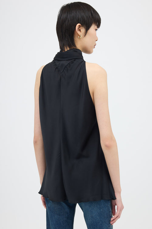 Chanel FW 2006 Silk Satin Halter Top