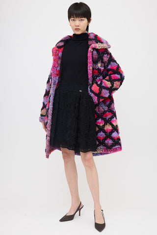 Chanel Knit Distressed Layered Skirt