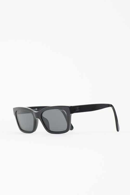 Chanel 5417 Logo Sunglasses