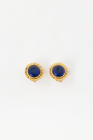 Chanel Fall 1994 Gripoix Clip On Earrings