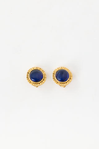 Chanel Fall 1994 Gripoix Clip On Earrings