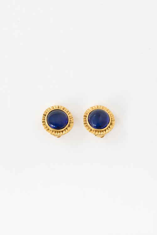 Chanel Fall 1994 Gripoix Clip On Earrings