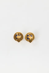Chanel Fall 1994 Gripoix Clip On Earrings