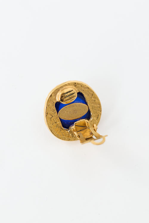 Chanel Fall 1994 Gripoix Clip On Earrings