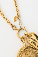 Chanel 1980s Plated 31 Rue Cambon Necklace