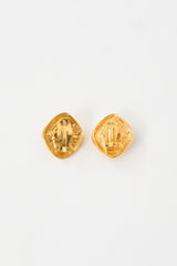 Chanel 1980s Faux Pearl Gripoix Clip On Earrings