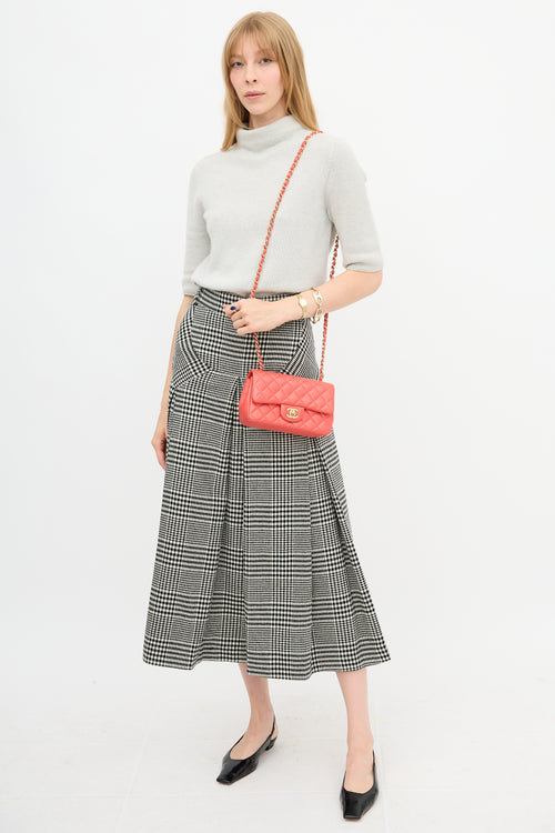 Chanel 2018 Quilted Leather Mini Single Flap Bag