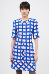 Chanel SS 2018 Tweed Grid Dress