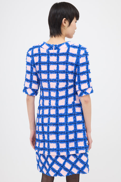 Chanel SS 2018 Tweed Grid Dress