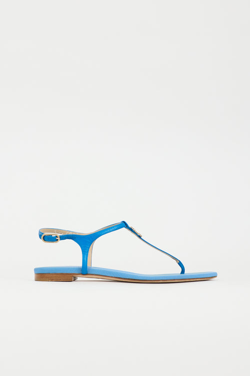 Chanel Satin CC Sandal