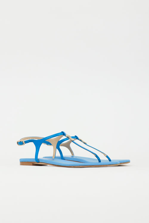 Chanel Satin CC Sandal