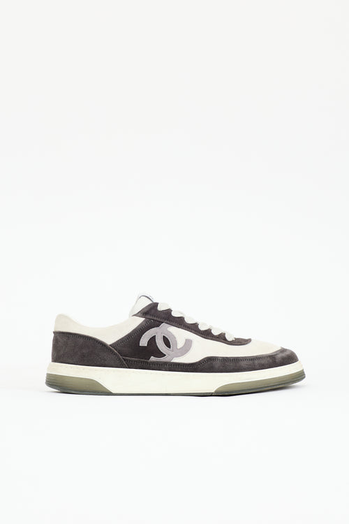 Chanel Suede CC Sneaker