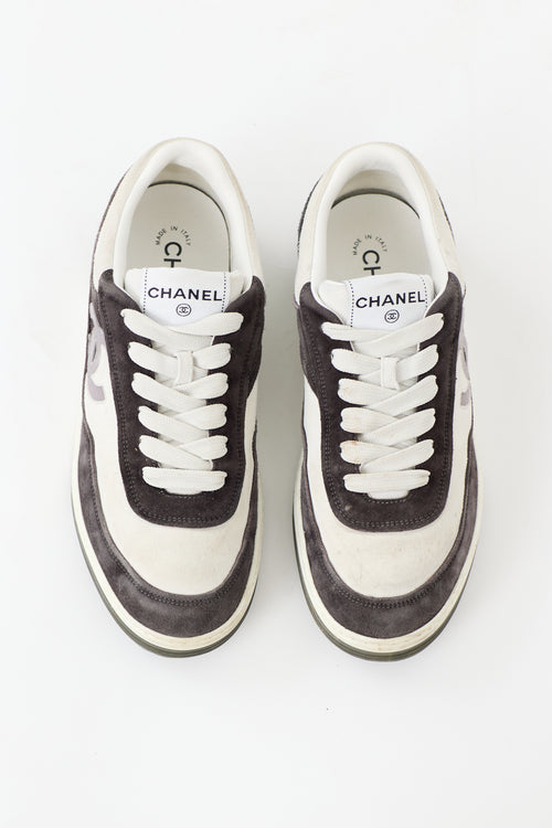 Chanel Suede CC Sneaker
