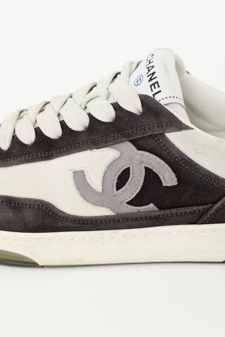 Chanel Suede CC Sneaker